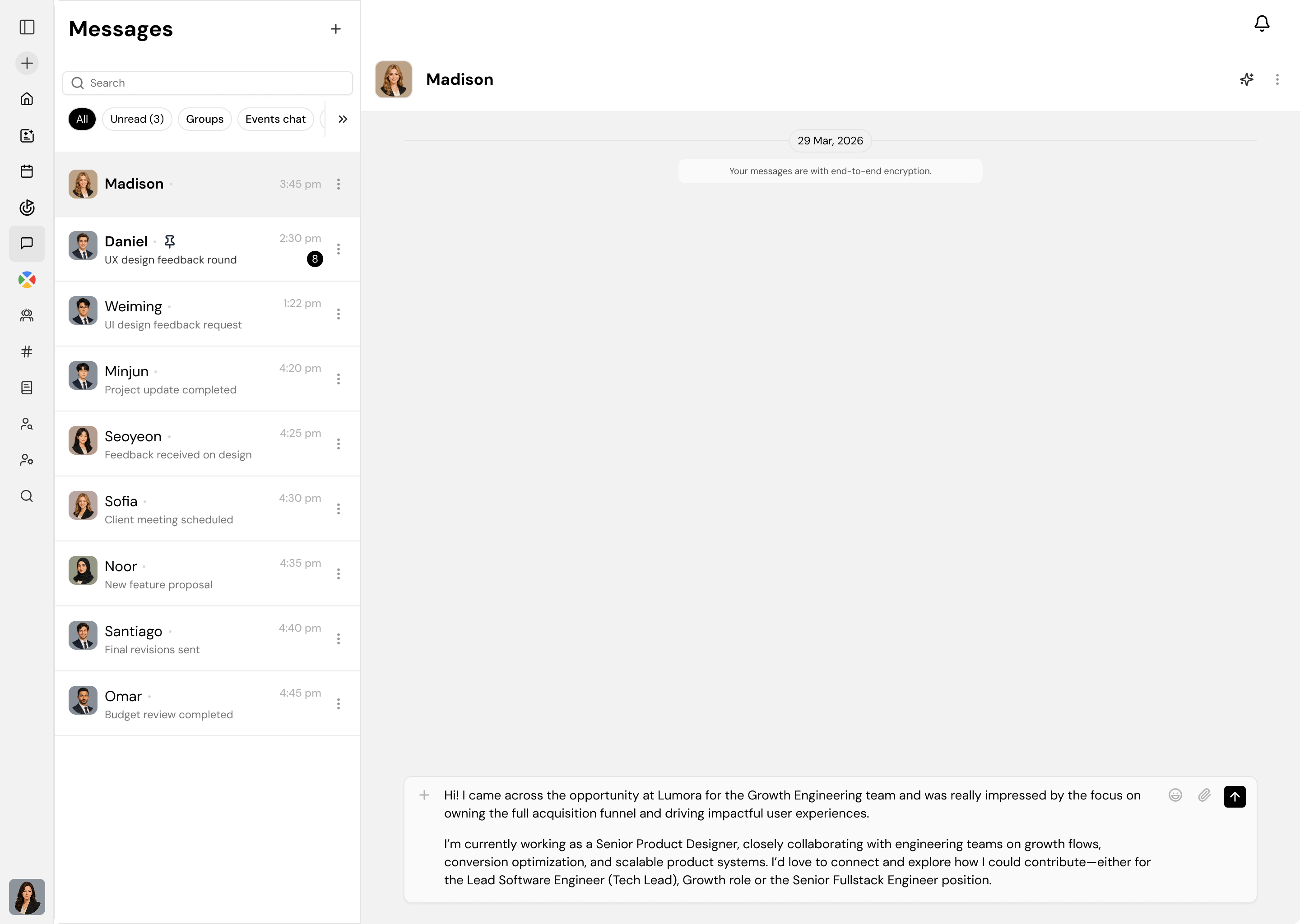 Send a warm intro request through Handshake